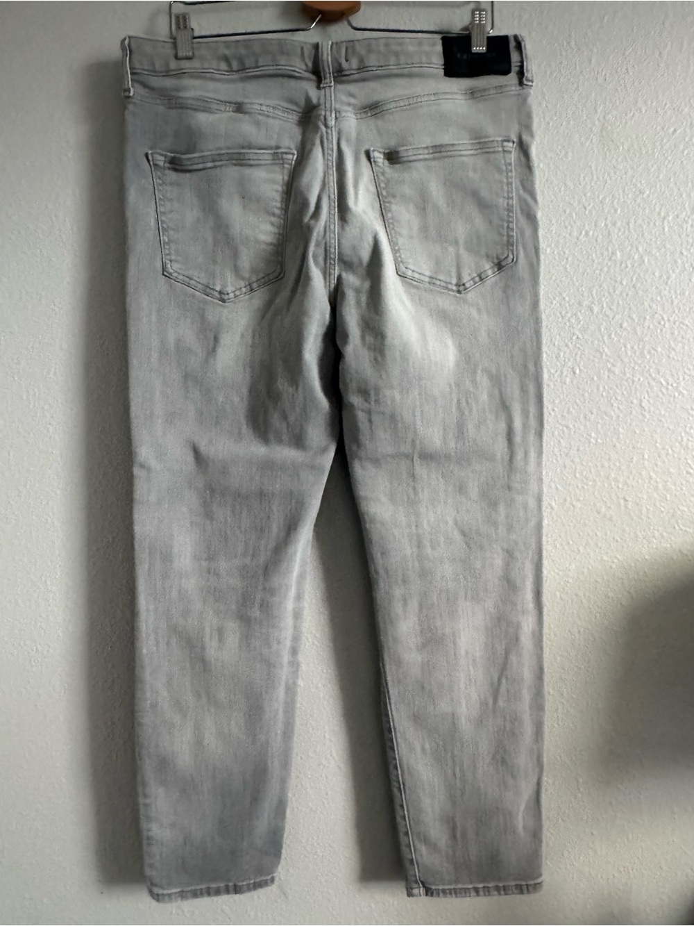 Men’s Express - Athletic Slim Gray Stretch Jeans 34 x 30 - Picture 3 of 9
